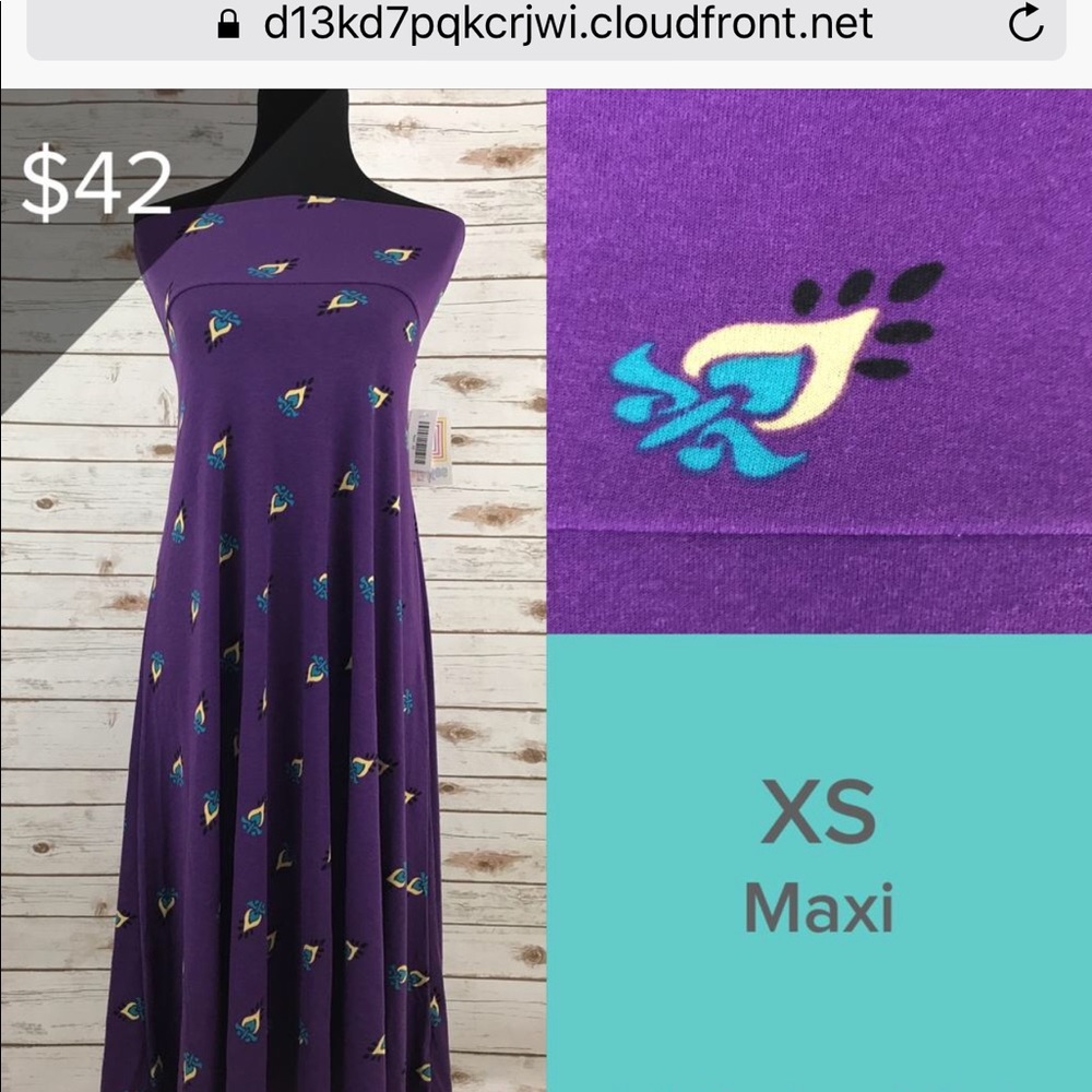 Lularoe Maxi Skirt XS NWT